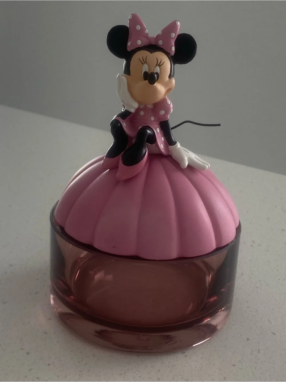 Disney wear Minnie Mouse Pink and Black Decorative Bath Jar